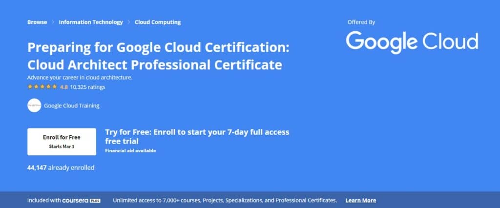 10個Google Cloud證書課程,跟著Google馬上學